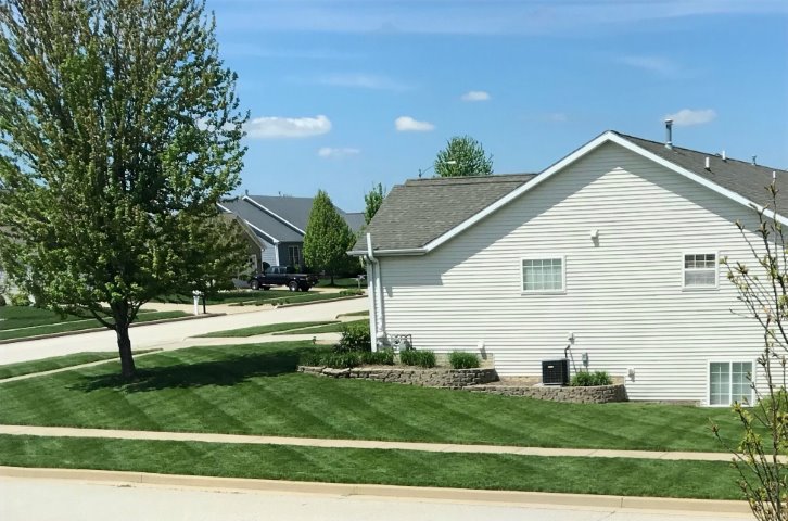 Austin's Lawn Service mower and lawn care work